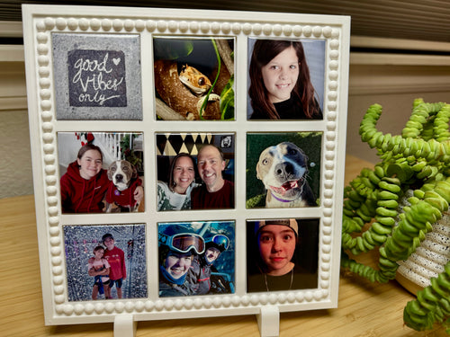 Bohemian Style Frame with Custom Photo Magnets