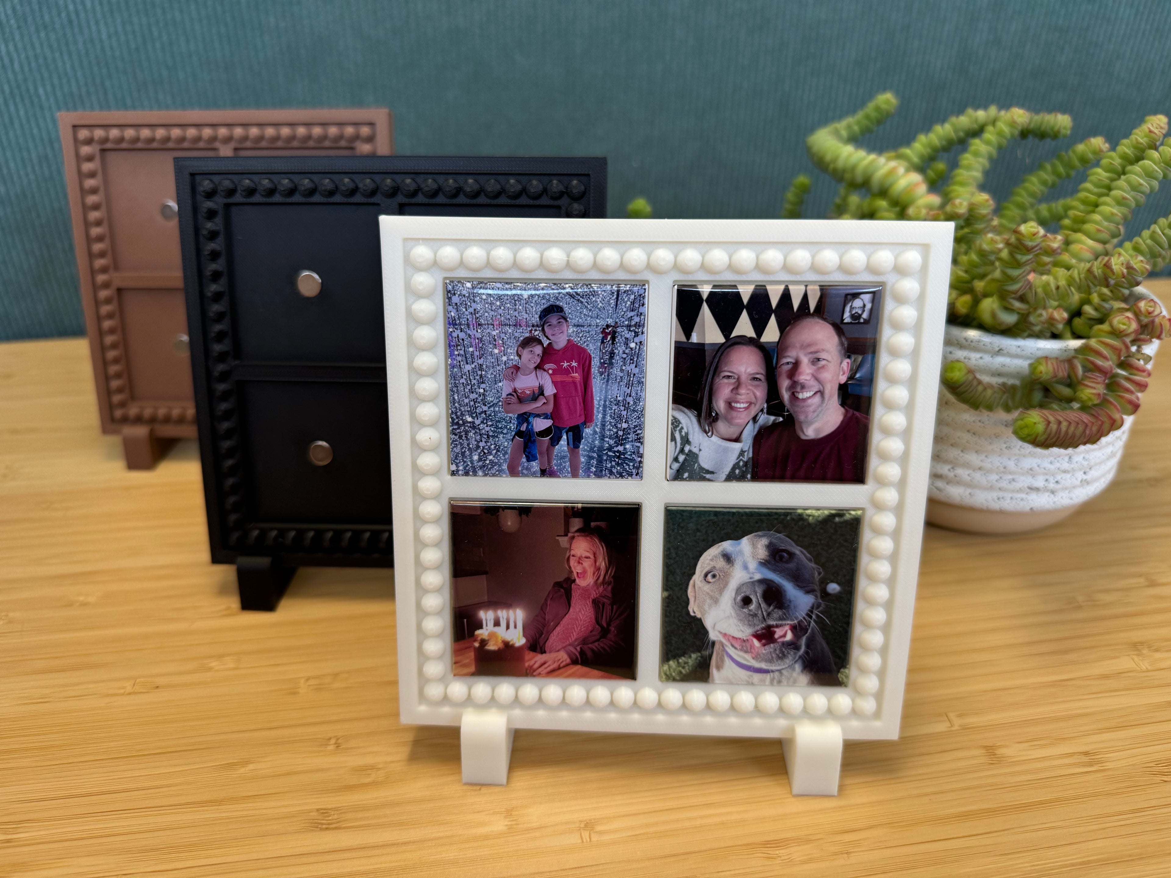Bohemian Style Frame with Custom Photo Magnets