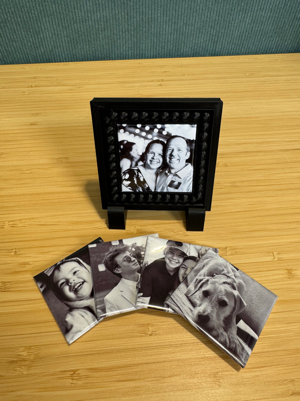 Bohemian Style Frame with Custom Photo Magnets