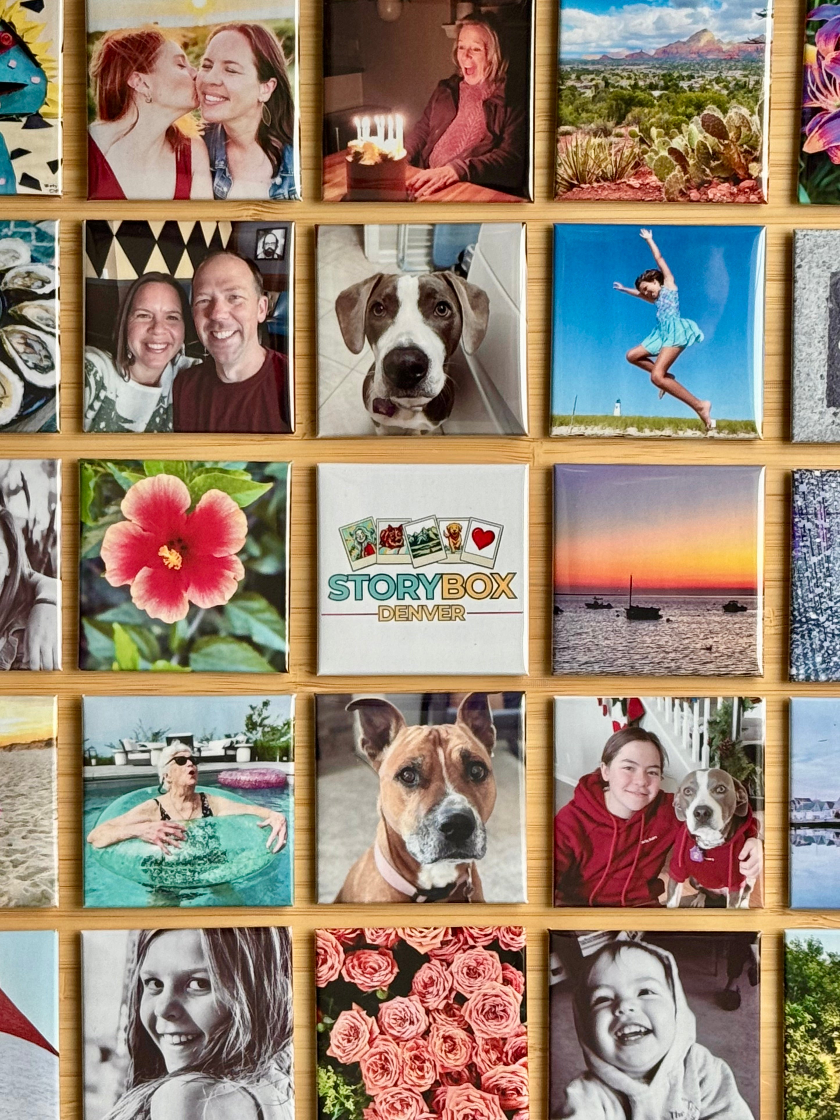 2" Square Custom Photo Magnets