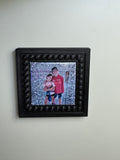 Bohemian Style Frame with Custom Photo Magnets