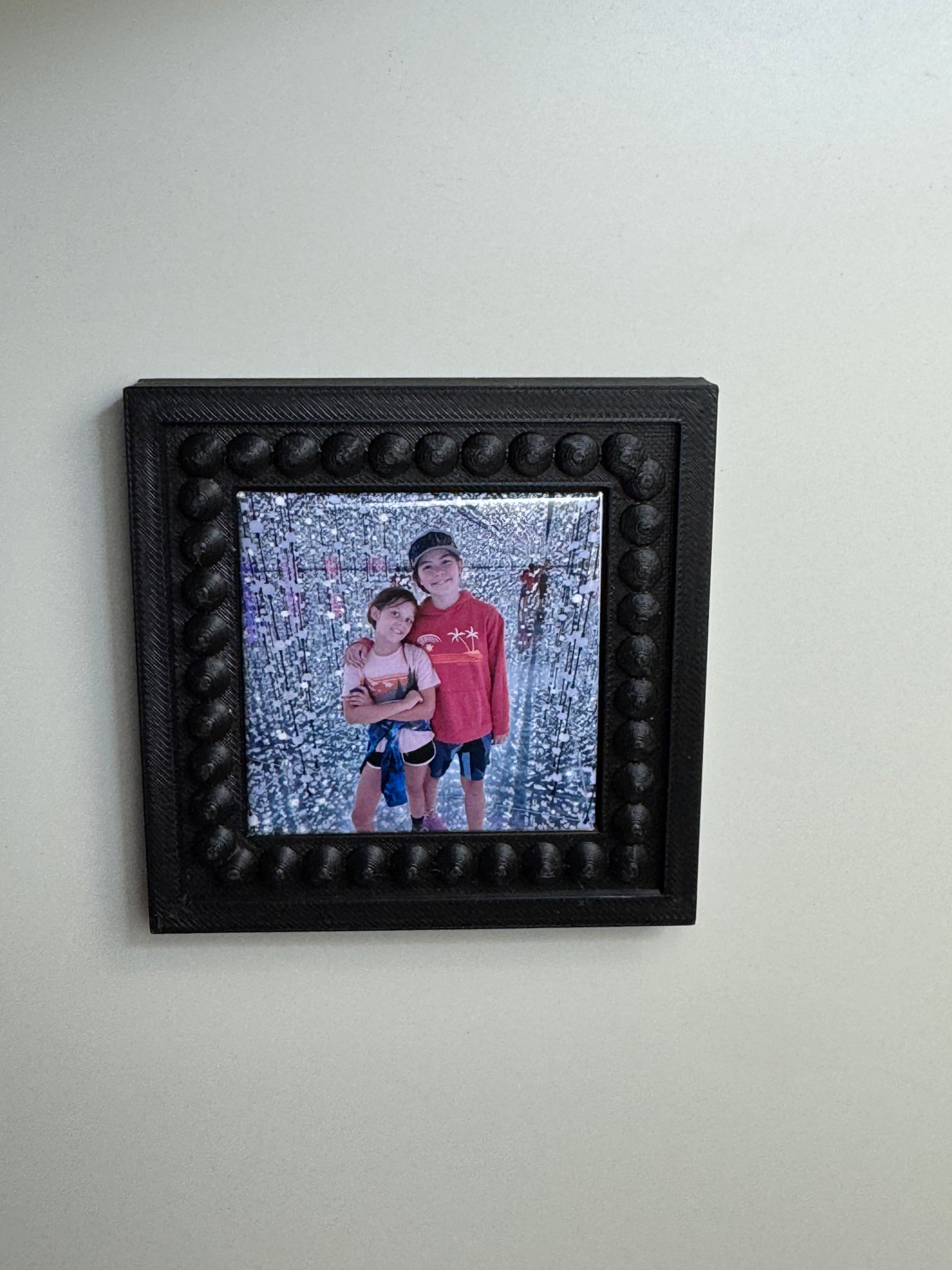 Bohemian Style Frame with Custom Photo Magnets